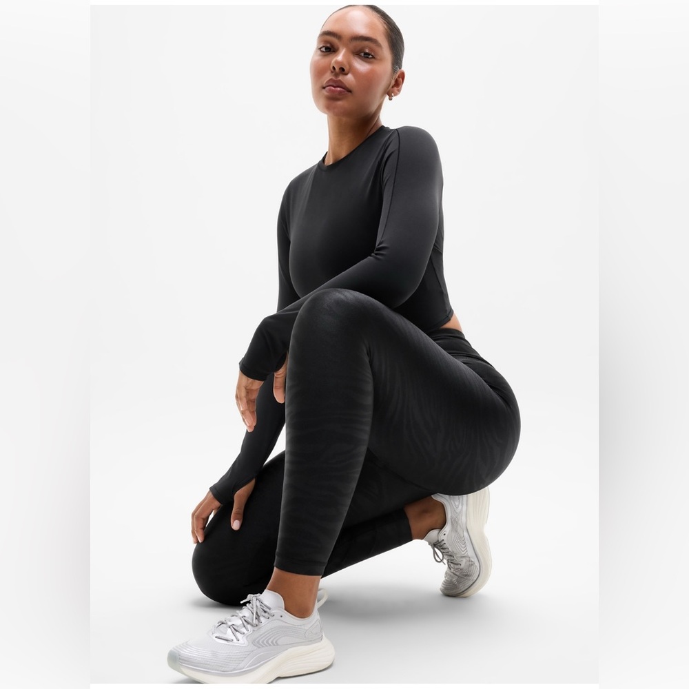 Athleta x Simone Biles shine high rise elation 7/8 legging | NWT | XS